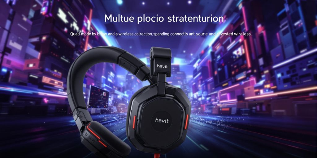 Descubra o Fone de Ouvido Headset Gamer Havit Fuxi-H3 Black